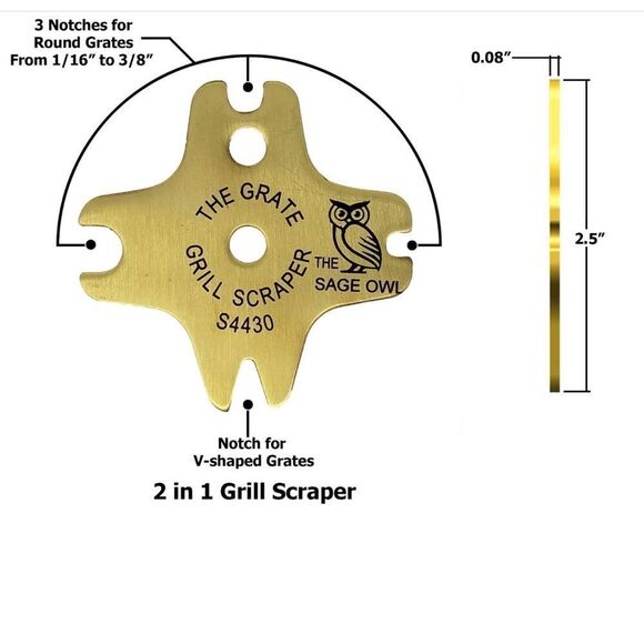 🆕 Grate Grill Scraper - Picture 3 of 8